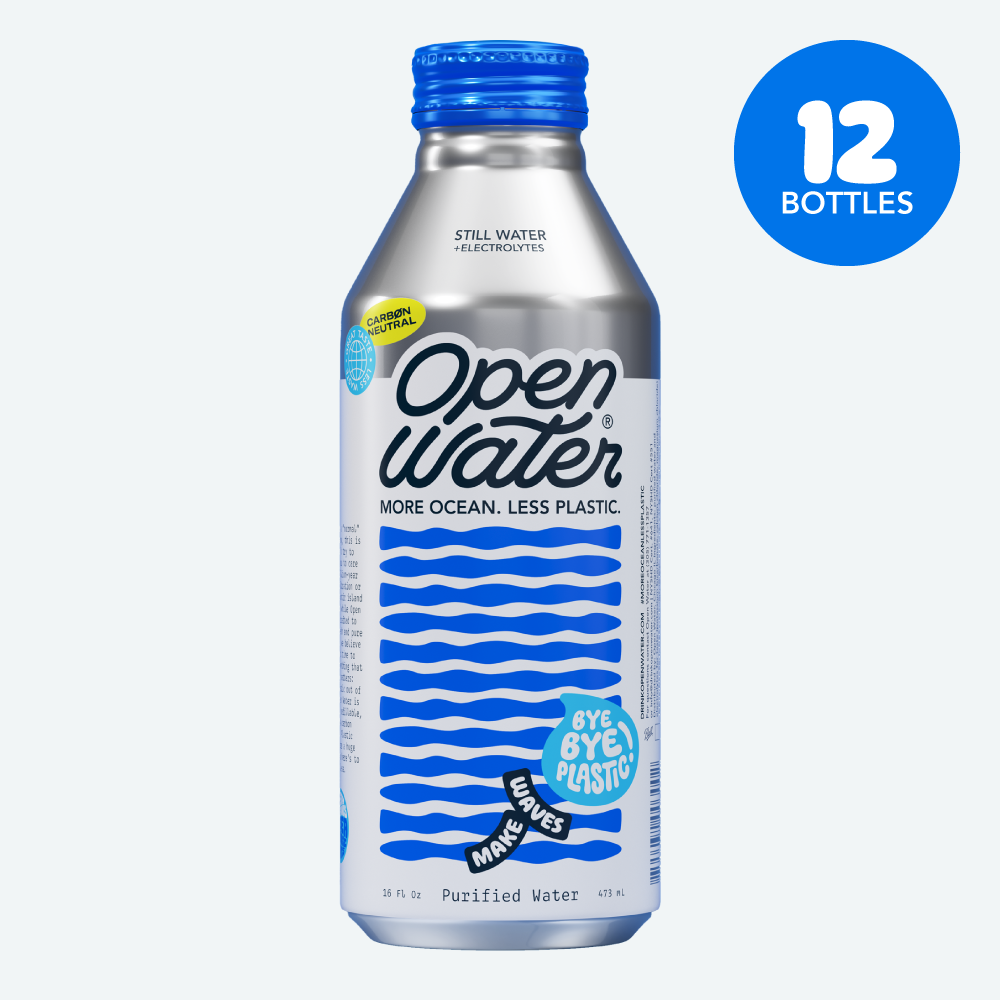 Open Water Still 16oz aluminum bottle 12 count