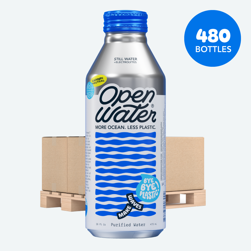 Open Water Still 16oz aluminum bottle 480 count