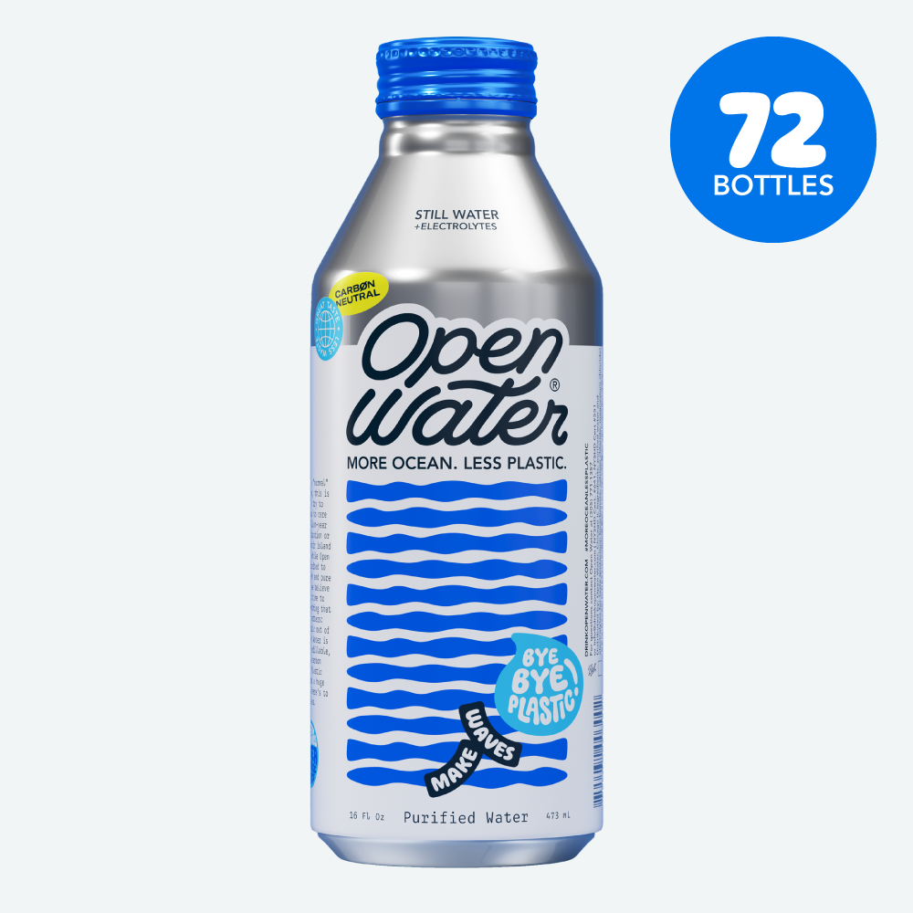 Open Water Still 16oz aluminum bottle 72 count