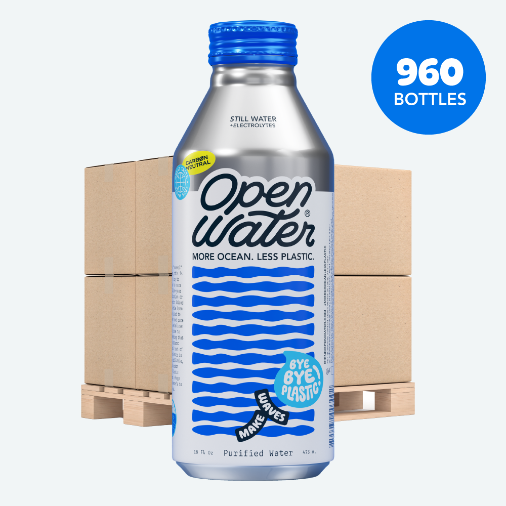 Open Water Still 16oz aluminum bottle 960 count