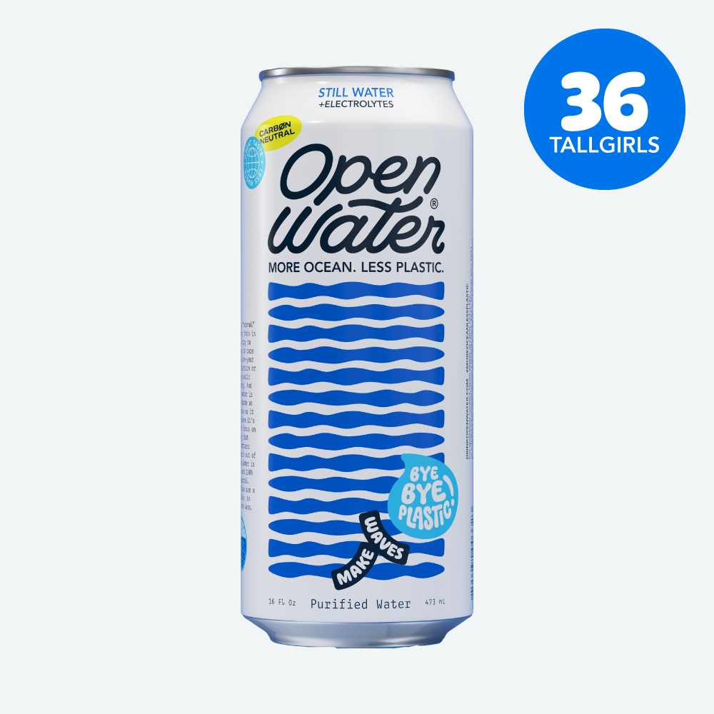 Open Water Still 16oz Tallgirl can 36 count