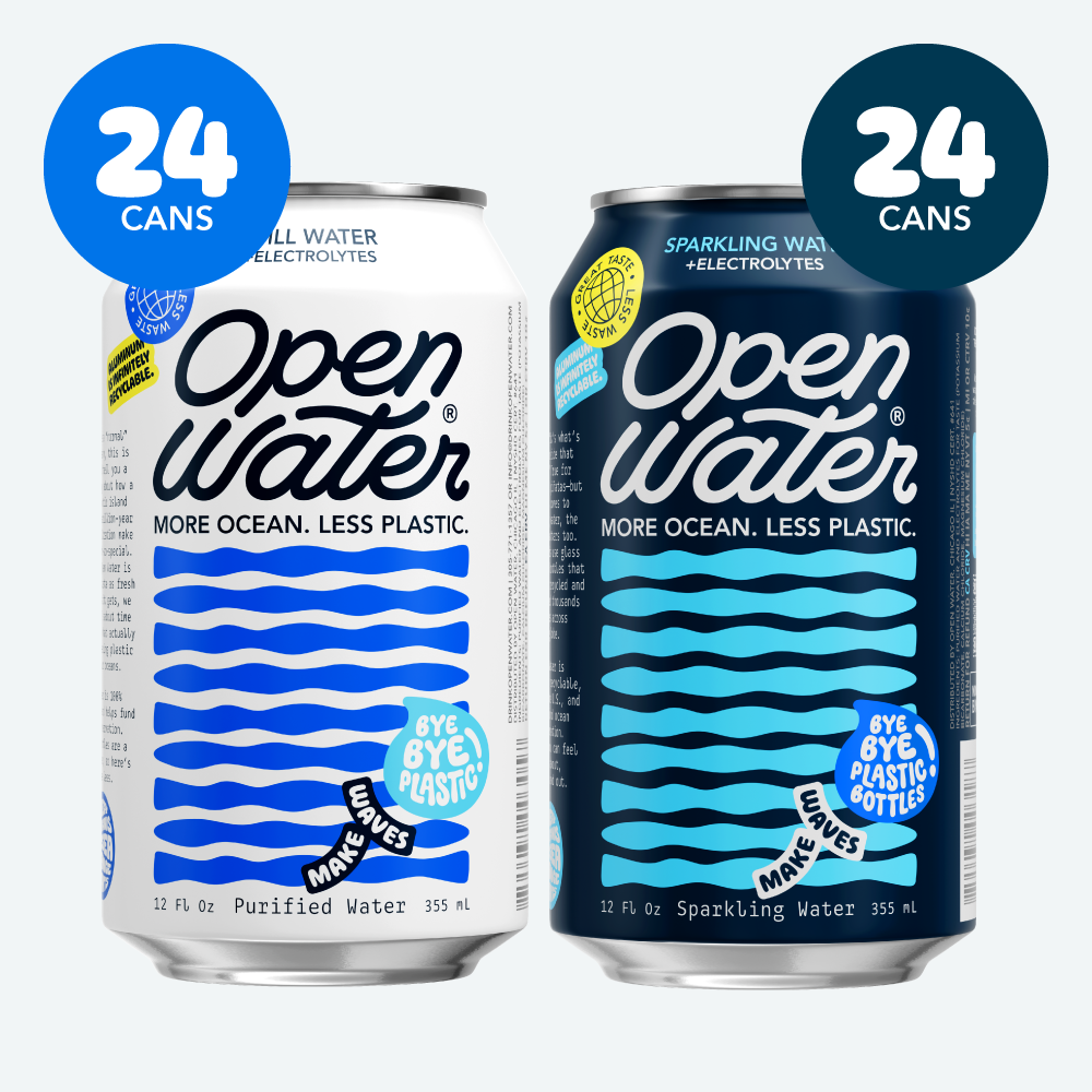 12oz Cans–Mixed Water 4 cases