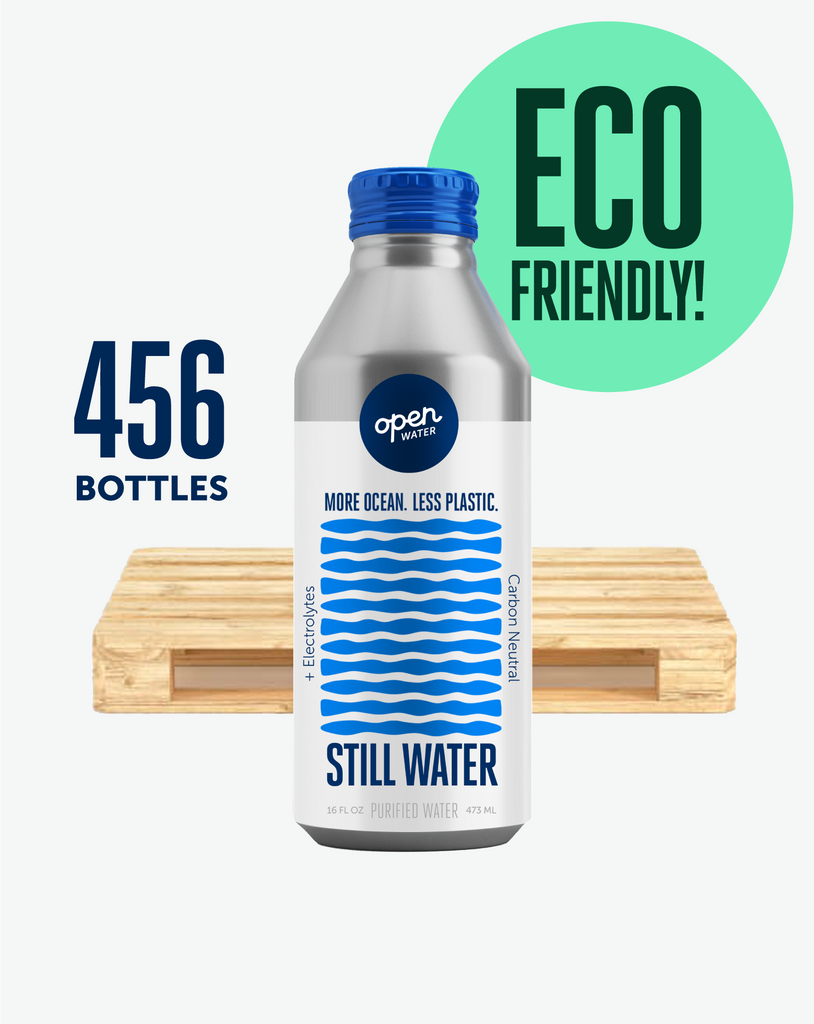 Open Water  Aluminum Bottled Water Mini Pallet